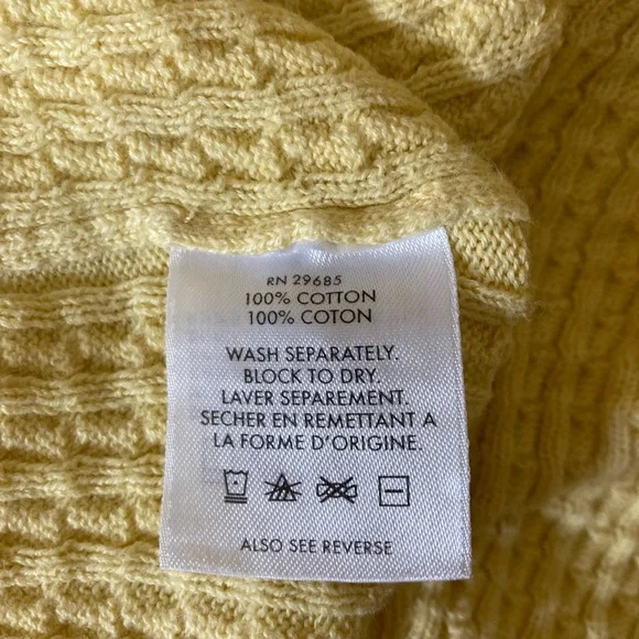 Vintage Pendleton Men’s V-Neck Sweater 100% Cotton - Picture 4 of 4